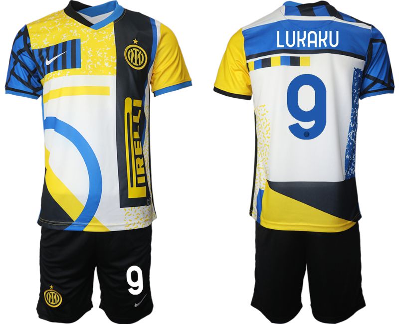 Men 2020-2021 Club Inter Milan Third away black #9 Nike Soccer Jersey